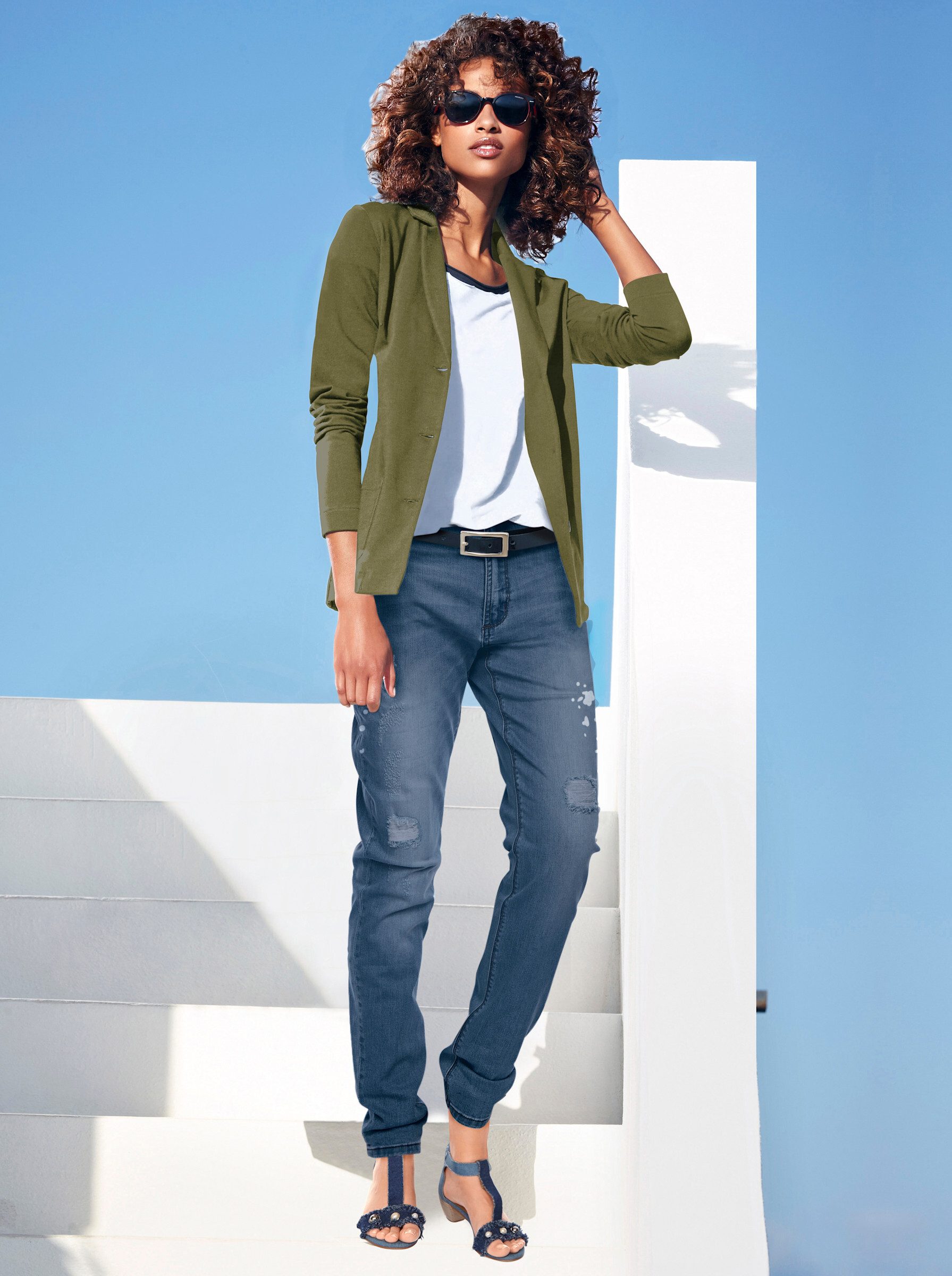 heine Blusenblazer Jersey-Blazer günstig online kaufen