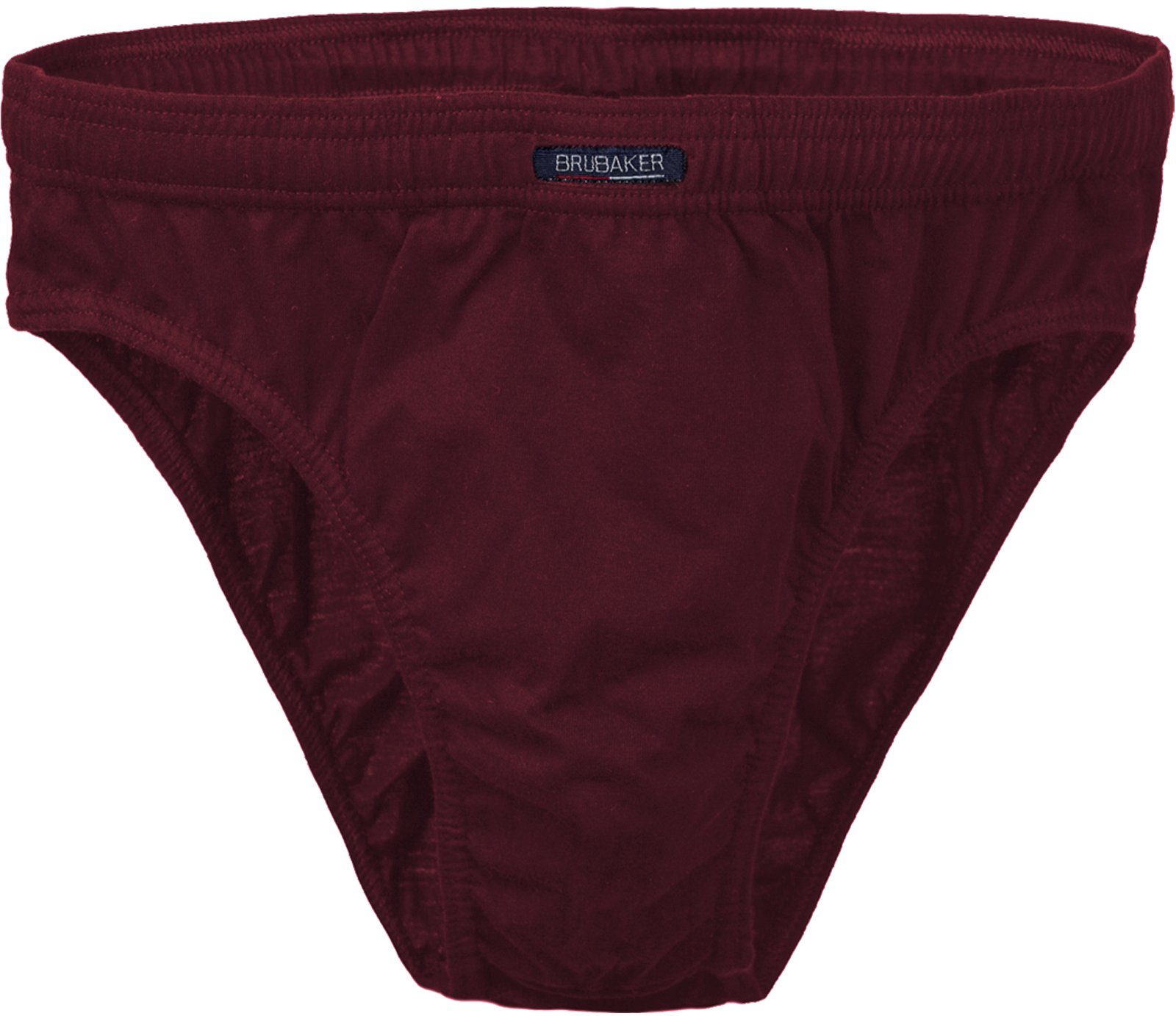 BRUBAKER Slip Herren Unterhose aus Baumwolle (Spar-Pack, 7-St., 7er-Pack) Großpackung Männer Unterwäsche, sehr bequeme Passform