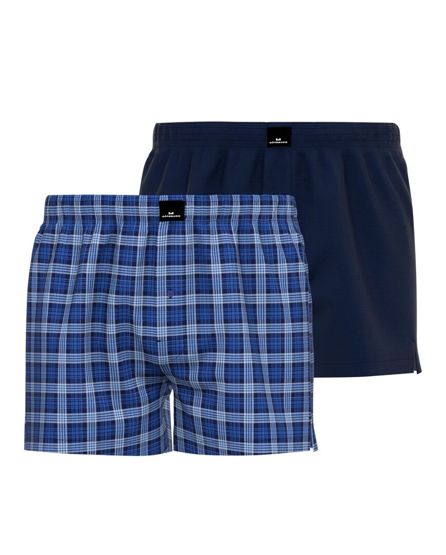 blue medium check