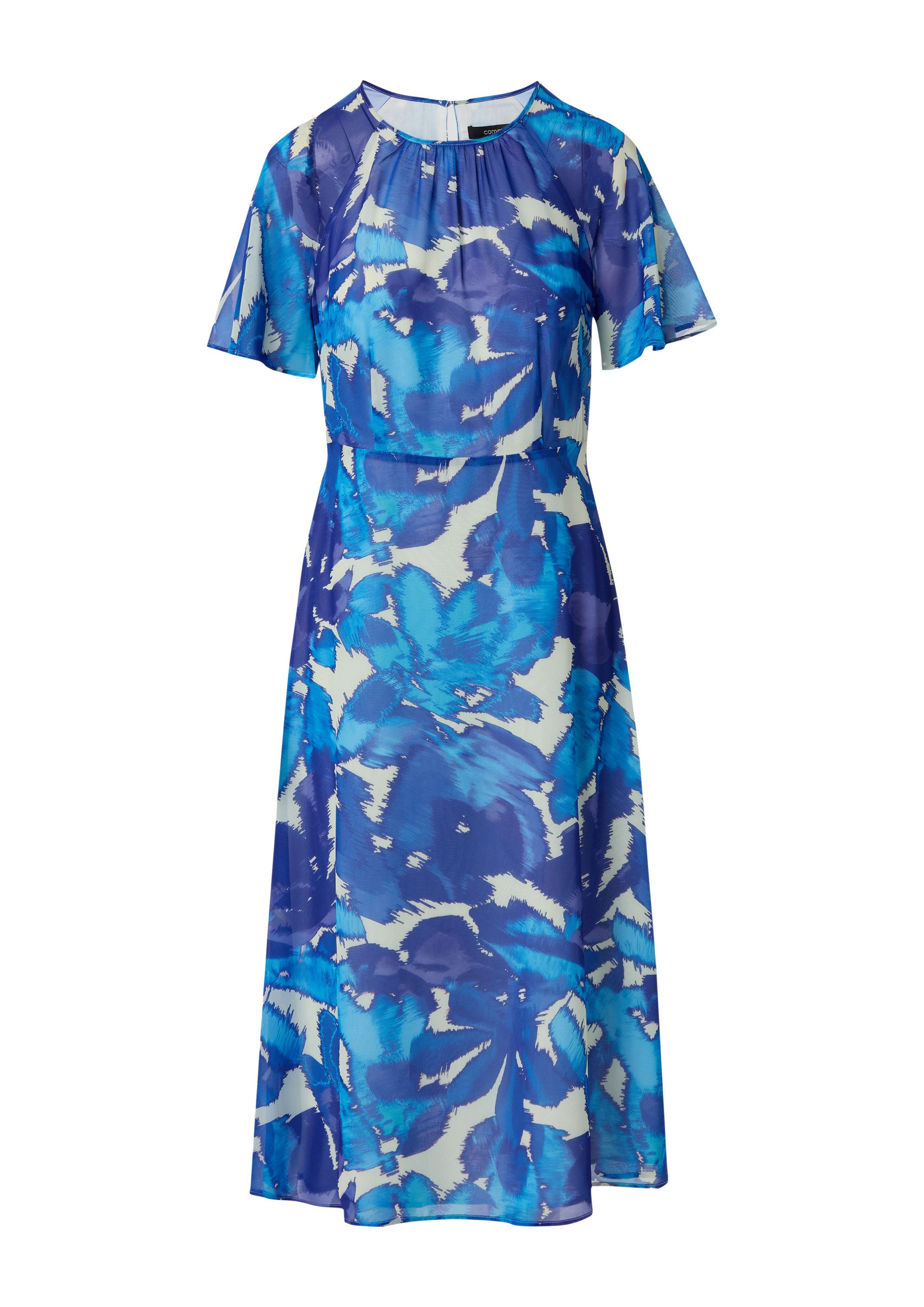 comma Midikleid Kleid Midi-Kleid aus Webware günstig online kaufen