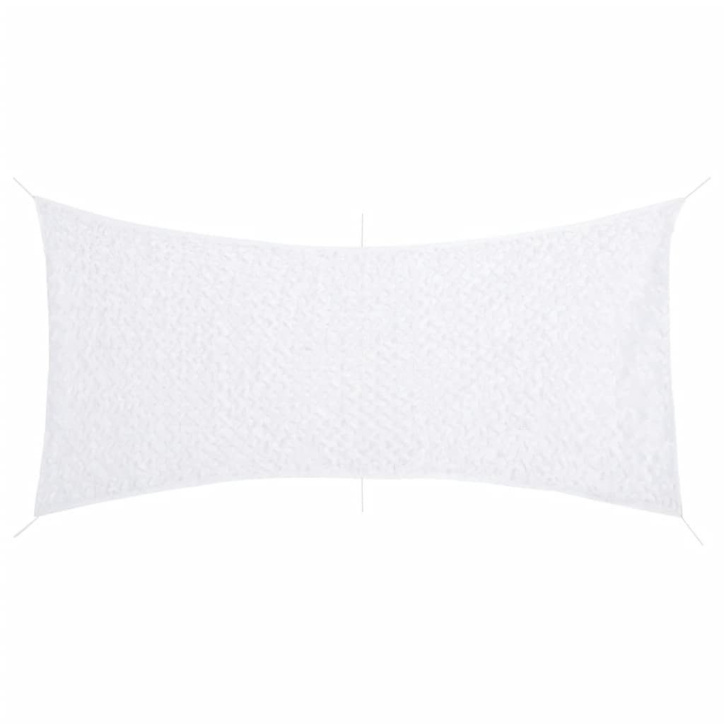 vidaXL Tennisnetz, Tarnnetz mit Aufbewahrungstasche 410x285 cm Weiß