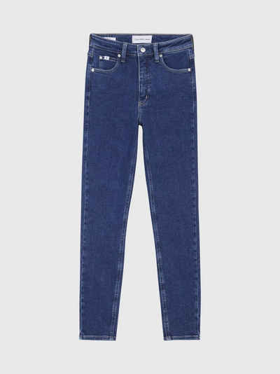 Calvin Klein Jeans Skinny-fit-Jeans HIGH RISE SUPER SKINNY ANKLE in klassischer 5-Pocket-Form