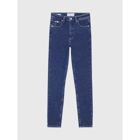 Calvin Klein Jeans Skinny-fit-Jeans HIGH RISE SUPER SKINNY ANKLE in klassischer 5-Pocket-Form