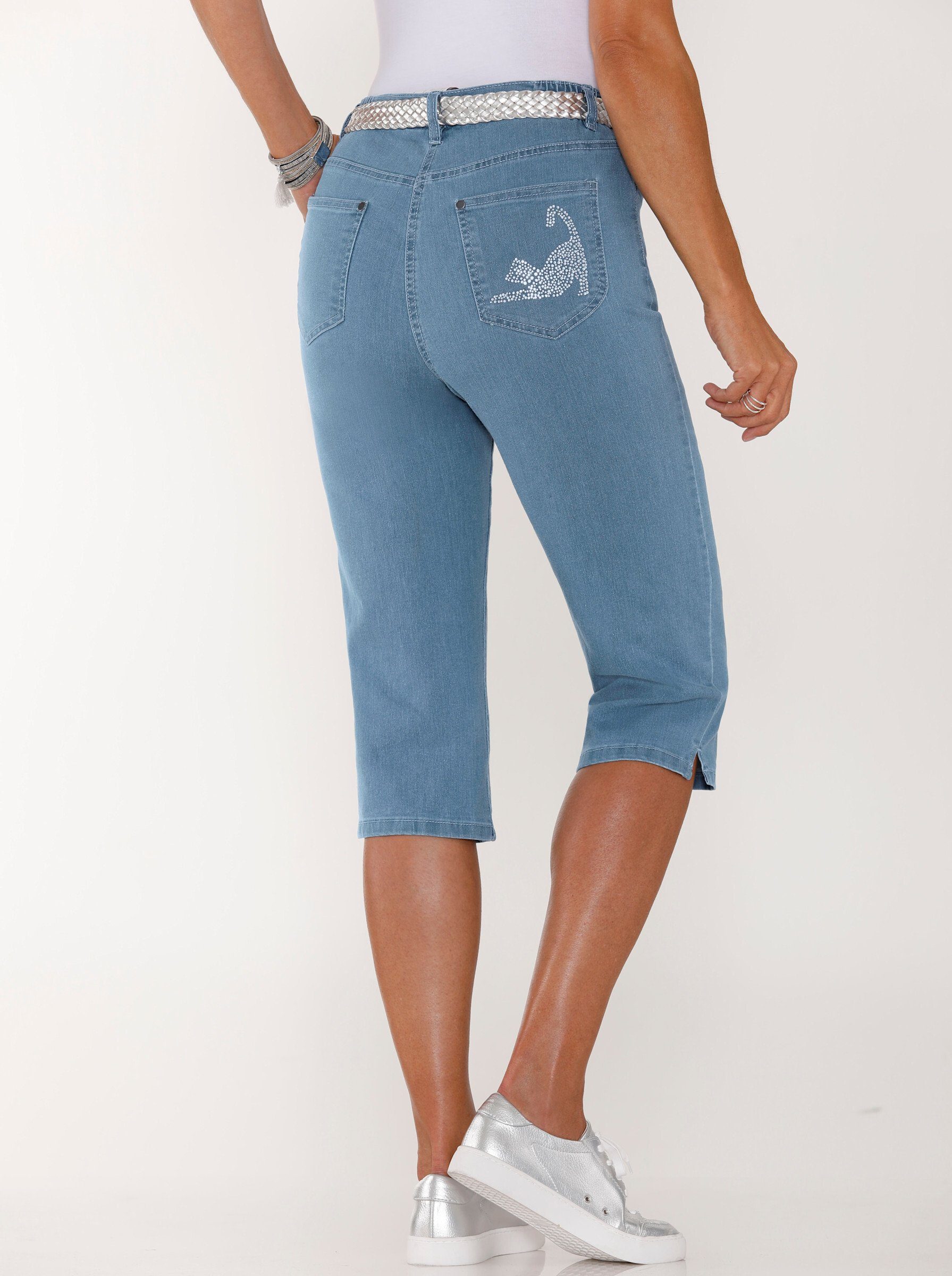 Sieh an! Jeansshorts Caprijeans . günstig online kaufen