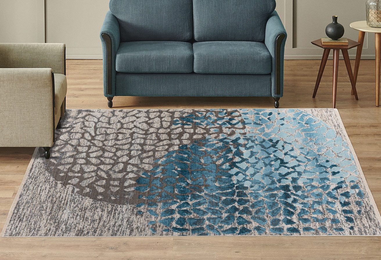 Kayoom Teppich Milan 425, rechteckig, Höhe: 5 mm, ca. 436.800 Points/qm, Kurzflorteppich, weiche Haptik, hochwertig