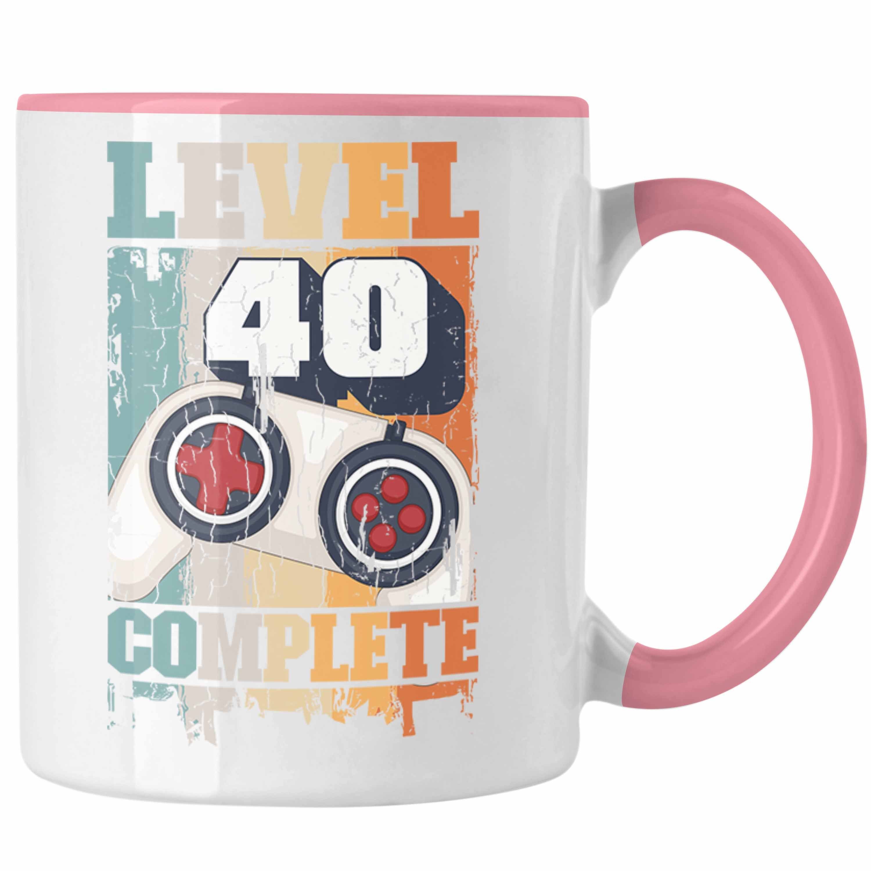 - Geburtstag 40. Mann Männer 40 Tasse Tasse Geschenkidee Geschenke Trendation Rosa Gamer 40er Geschenk Vater Mutter Lustig Trendation