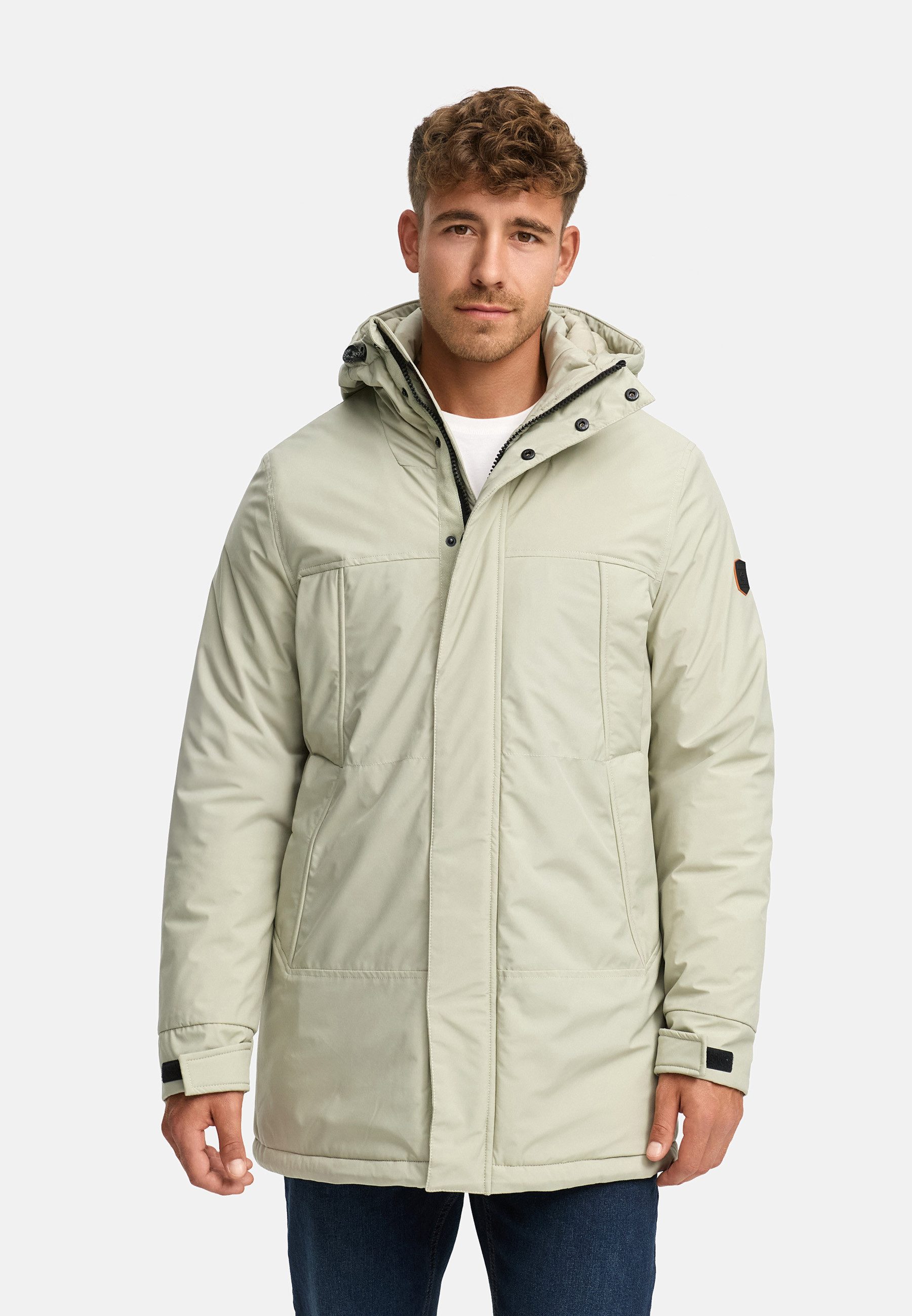 Indicode Winterjacke Herren INBenyot Parka Winter Herrenjacke Warme Herren-Winterjacke