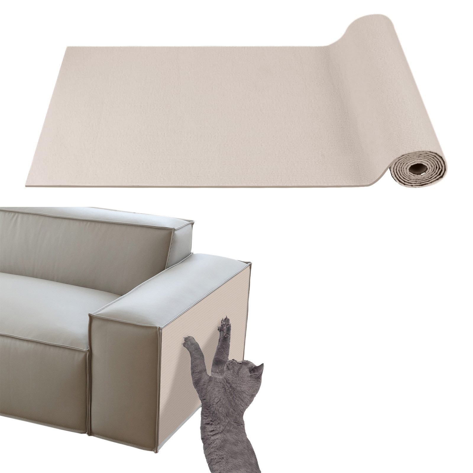 MODFU Kratzmatte Selbstklebende Katzenkratzmatte zuschneidbar, (Kratzfeste günstig online kaufen