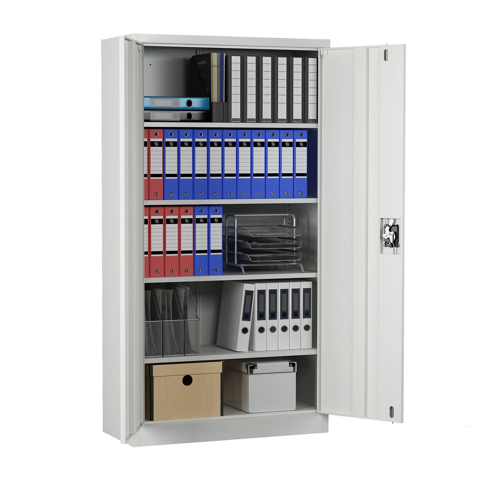 Midori Aktenschrank (1-St) Büroschrank Schloss Stahlschrank günstig online kaufen