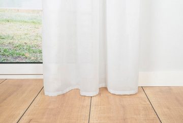 Vorhang Breeze, mydeco, verdeckte Schlaufen (1 St), transparent, Polyester