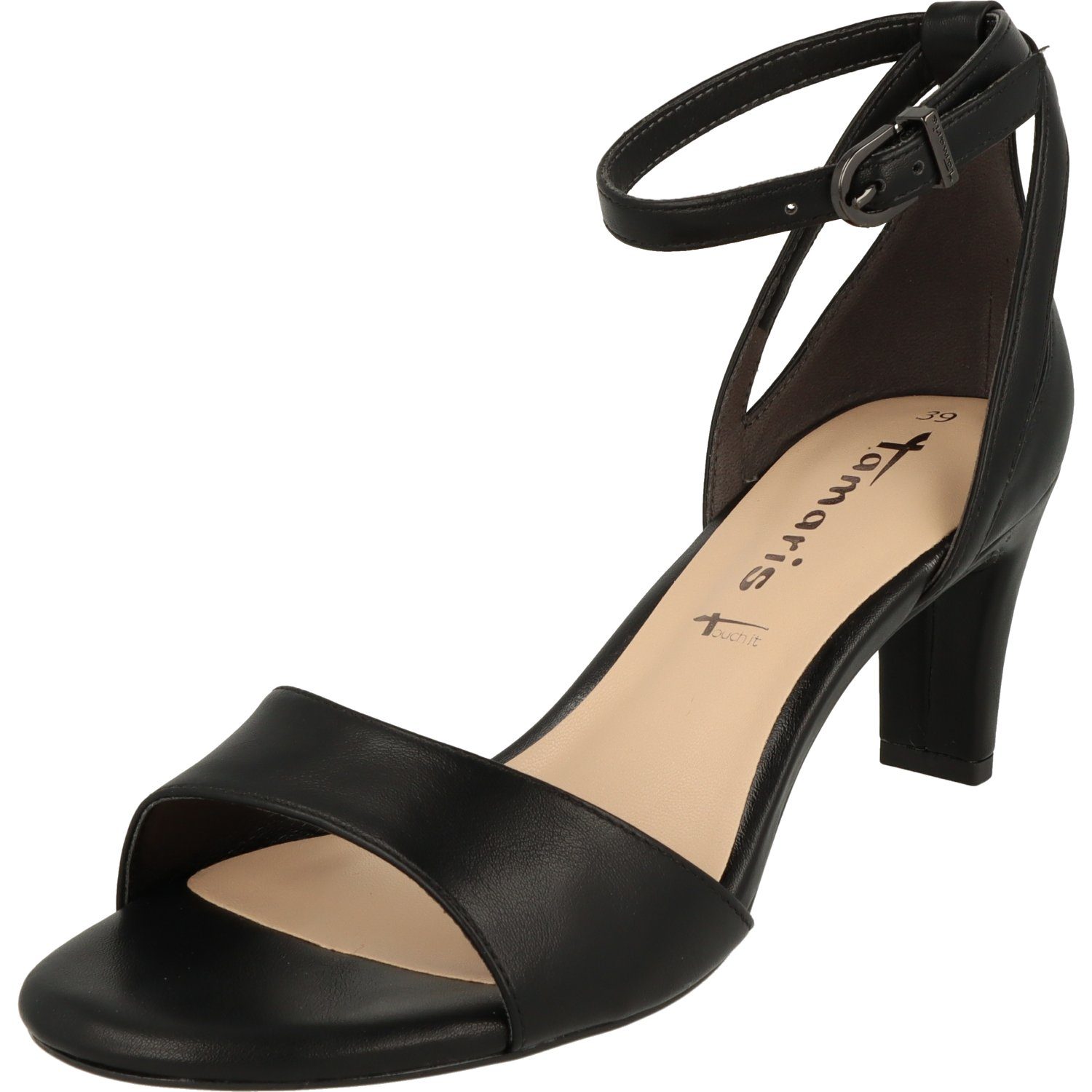 Tamaris Vegan Damen Schuhe elegante Abendschuhe 1-28327-20 Pumps High-Heel-Pumps Black Matt