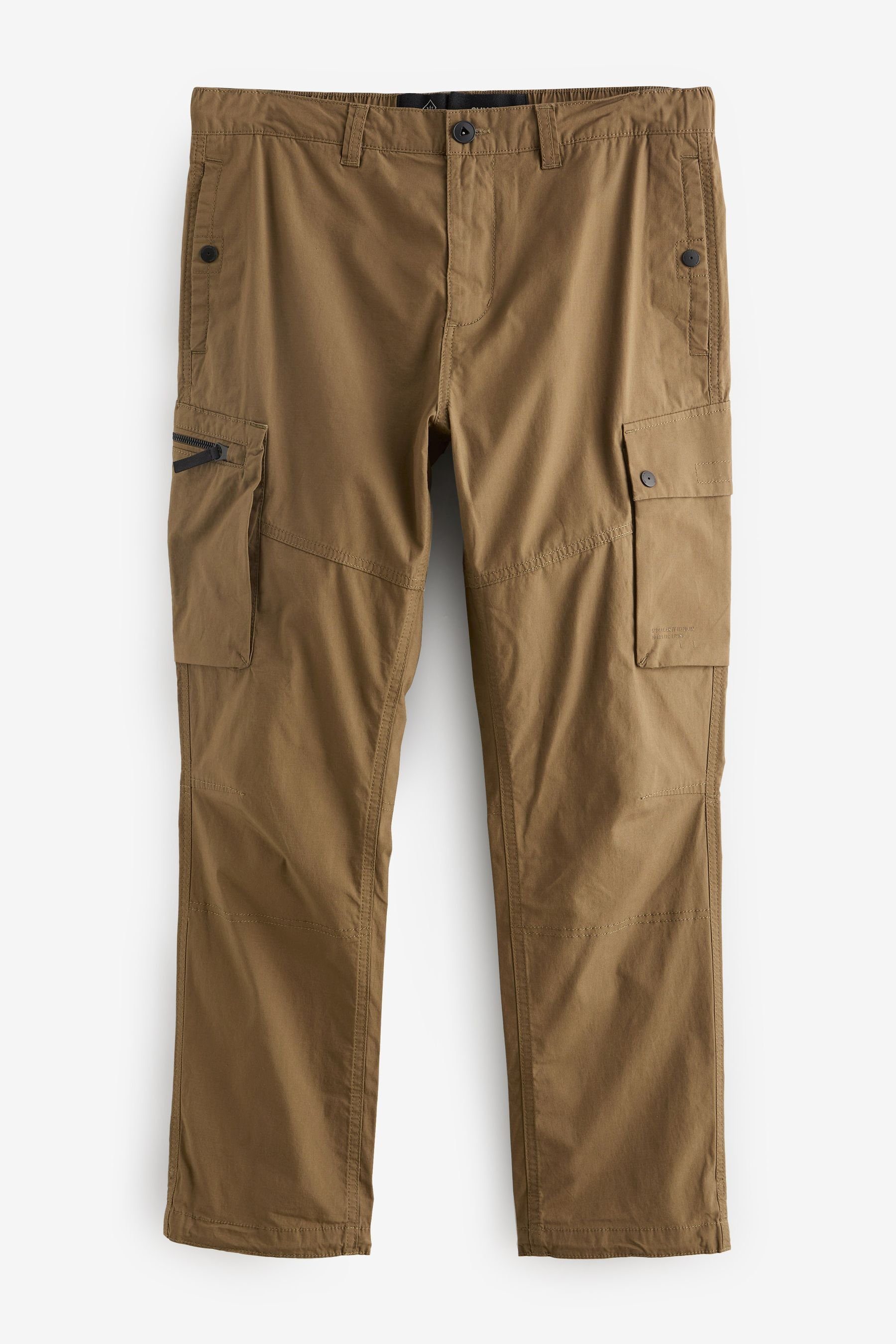 Next Cargohose Slim Fit Stretch-Cargohose im Utility-Stil (1-tlg)