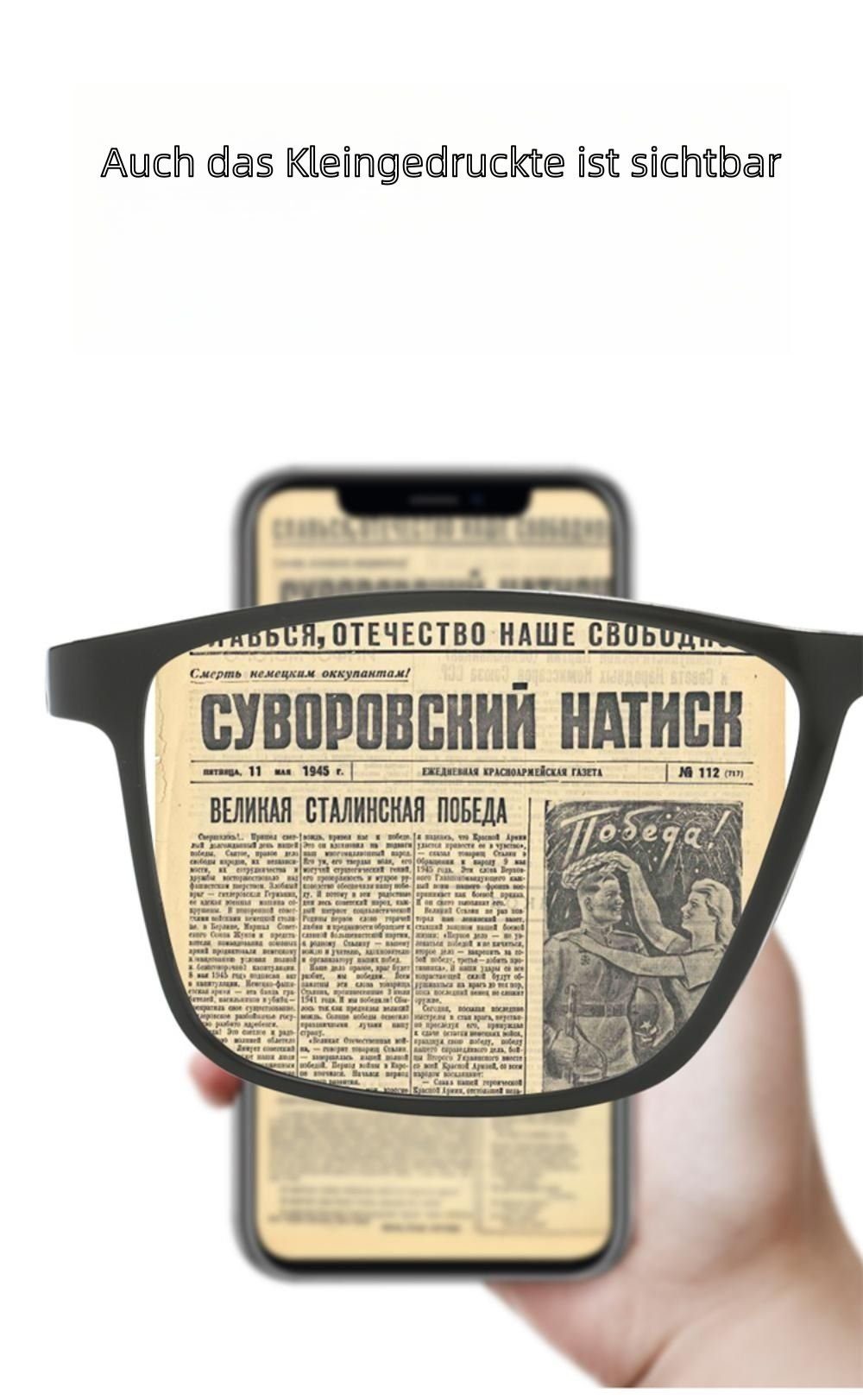 Herrenr Anti-Blaulicht-Progressiv-Multifokalbrille Randlose PACIEA für Brille