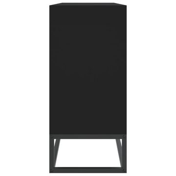 vidaXL Sideboard Sideboard Schwarz 105x30x65 cm Holzwerkstoff (1 St)