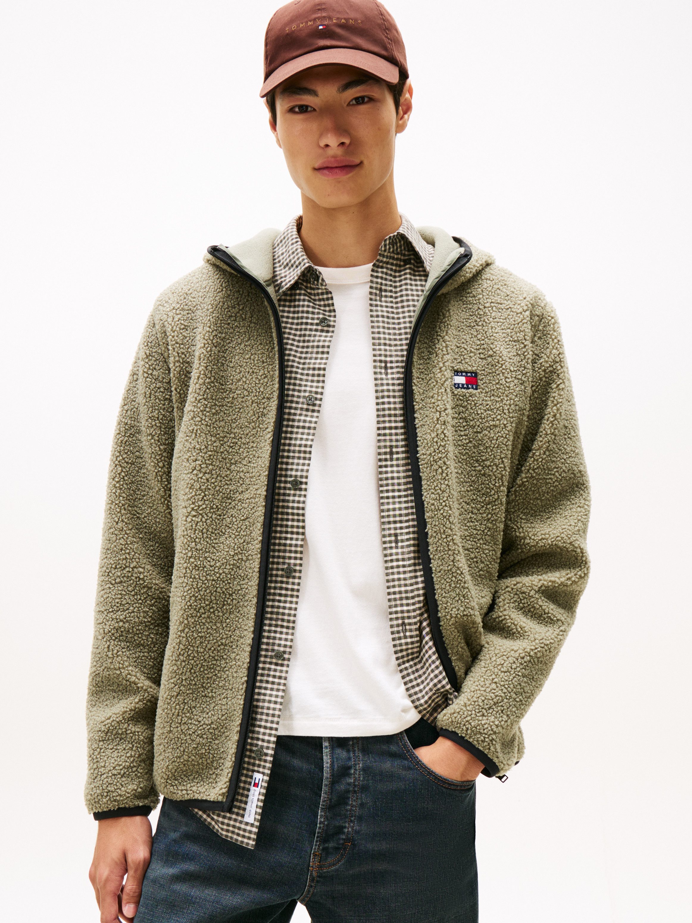 Tommy Jeans Plüschjacke TJM REG BADGE günstig online kaufen