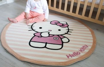 Teppich Hello Kitty BC-8 100 cm Runder Teppich HK-BC-08, Hello Kitty, Rund, Höhe: 5 mm