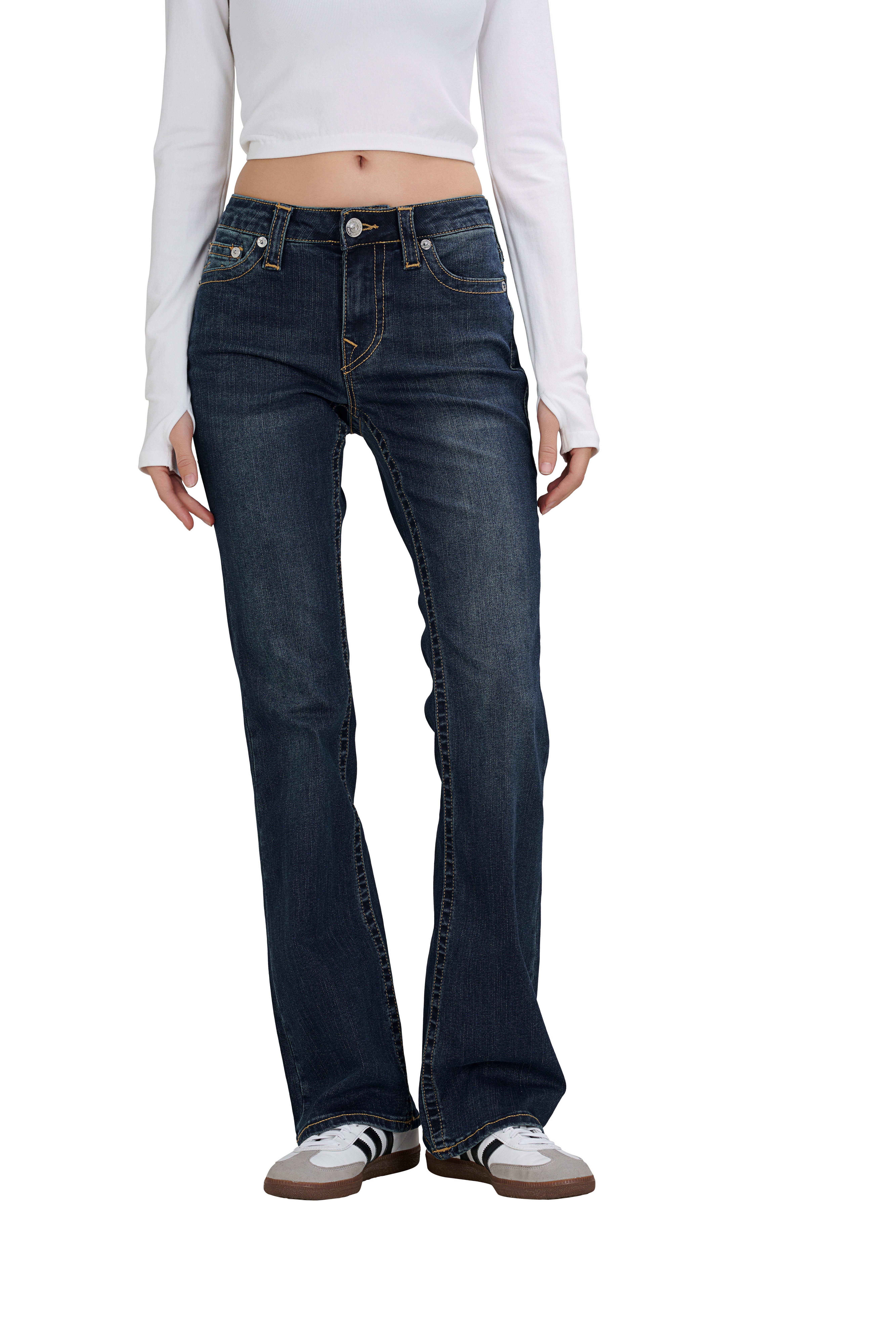 True Religion Bootcut-Jeans BECCA MR BOOTCUT Baumwolle, bootcut fit