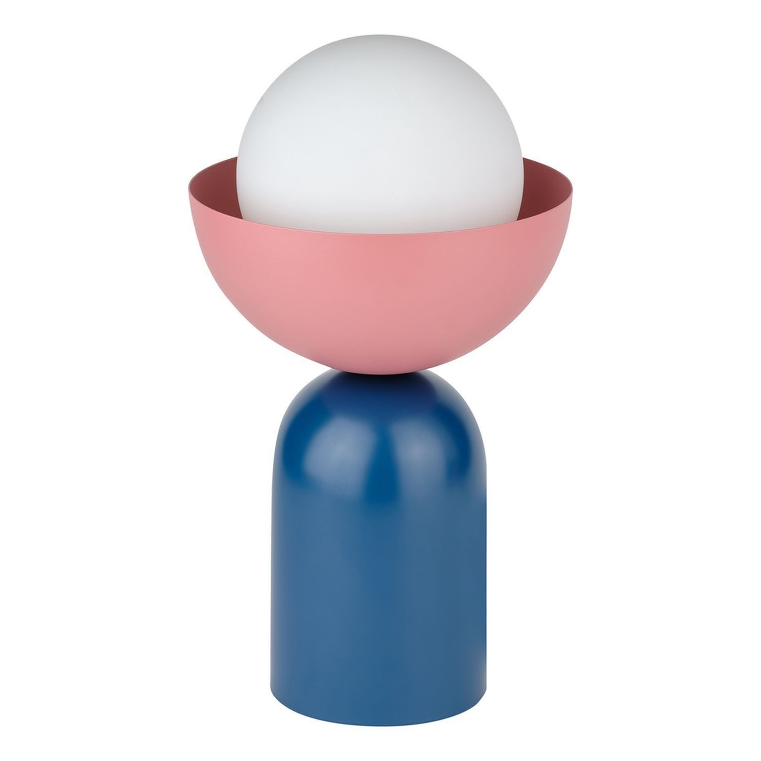 Licht-Erlebnisse Nachttischlampe ELISO, ohne Leuchtmittel, E14 rund Ø 20 cm 36.5 cm Kugel Schirm Modern