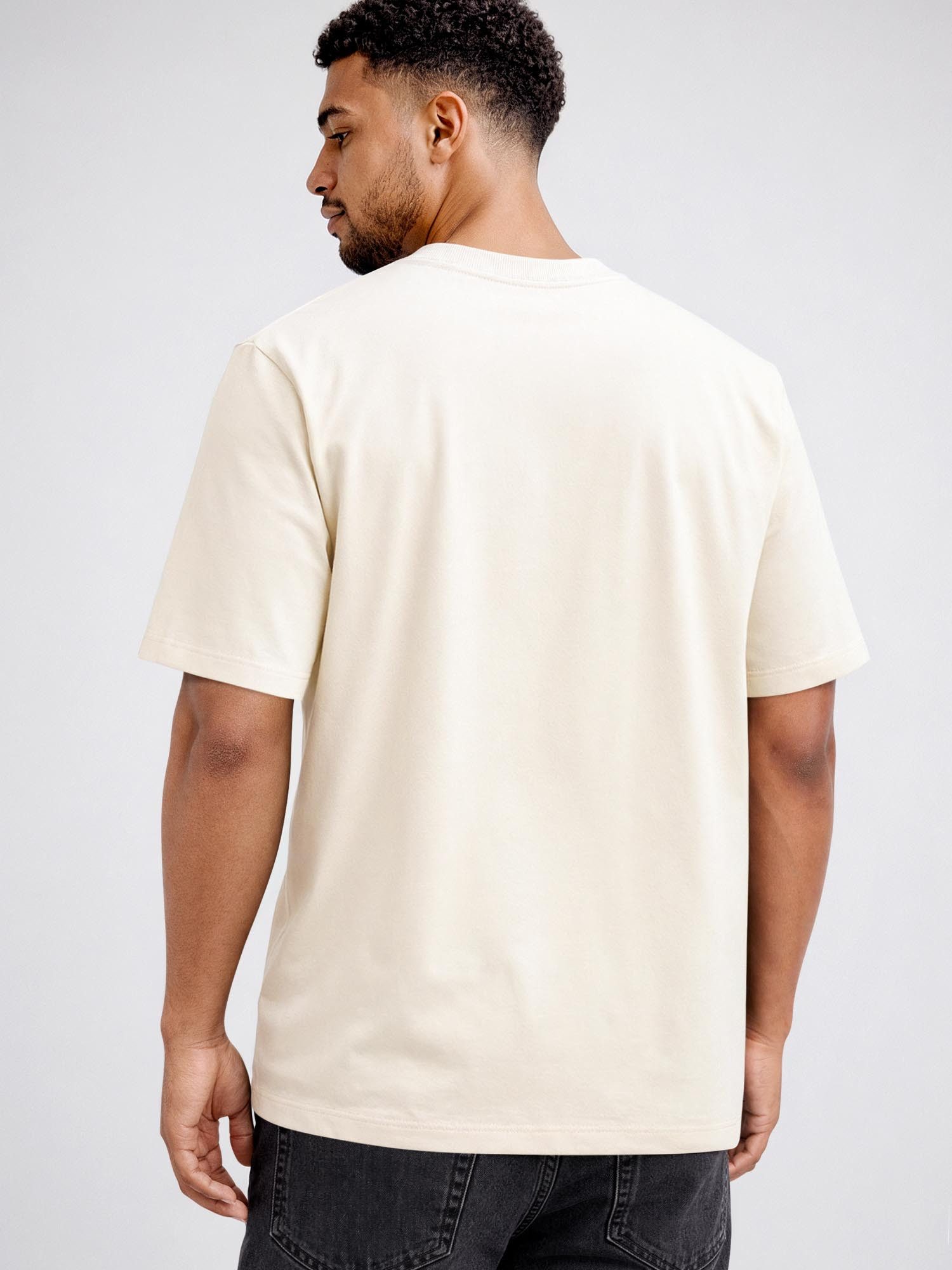 Neverless Oversize-Shirt Herren T-Shirt - Design Walross - Relaxed Fit Printshirt Sommer mit Print – Bild 4 von 4