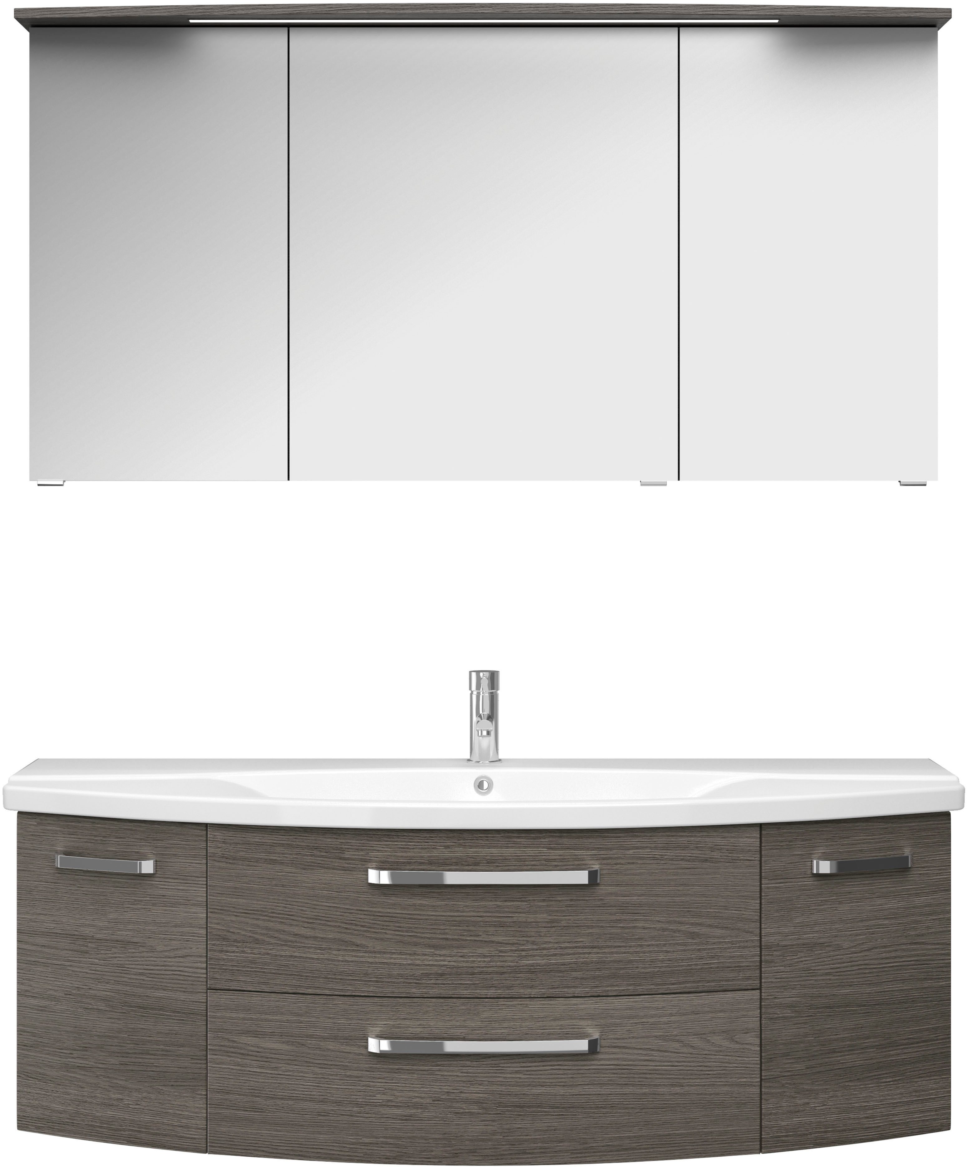 Saphir Badmöbel-Set Serie 4010 2-teilig Keramik-Waschtisch günstig online kaufen