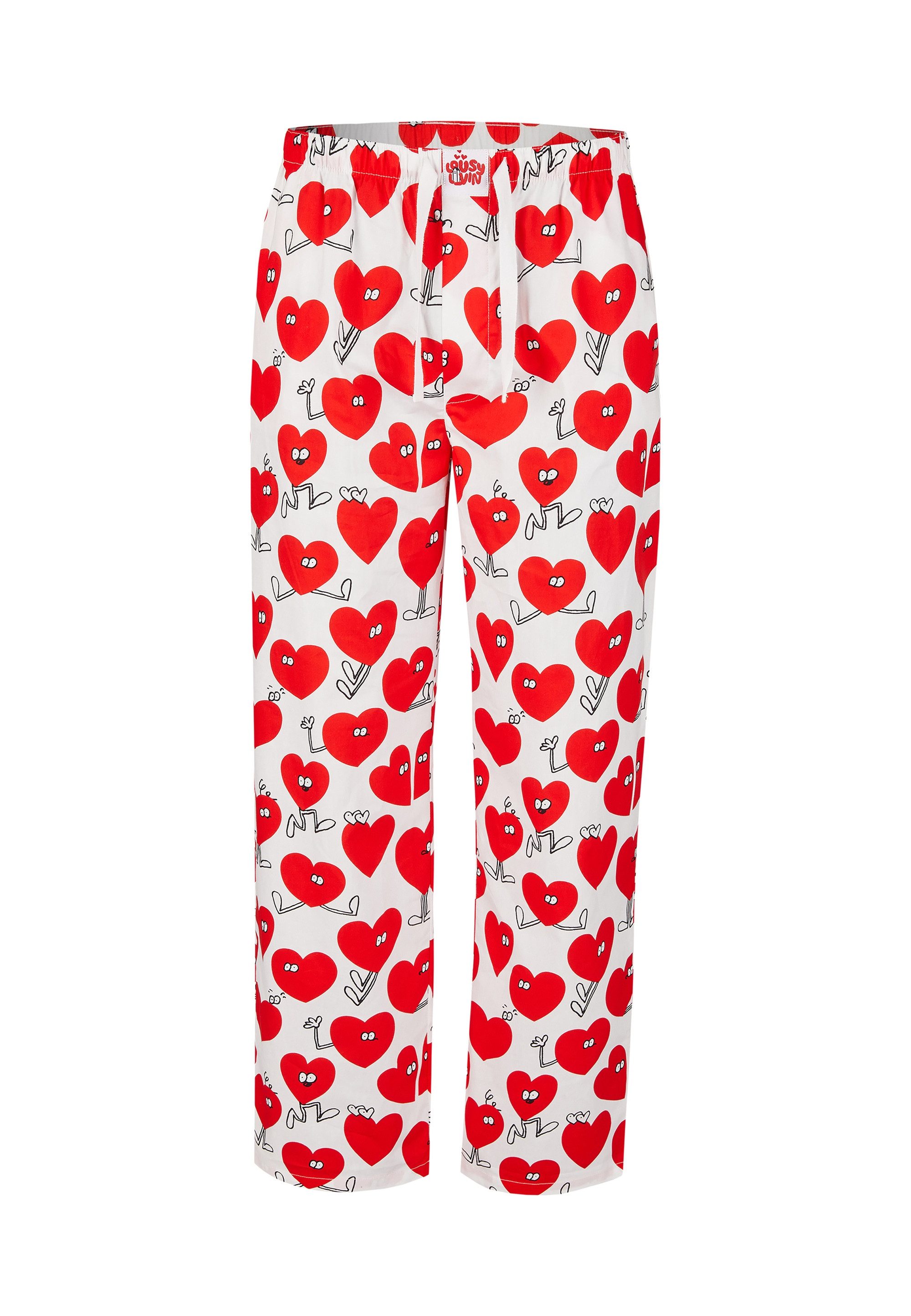 Stoffhose Pants Valentines