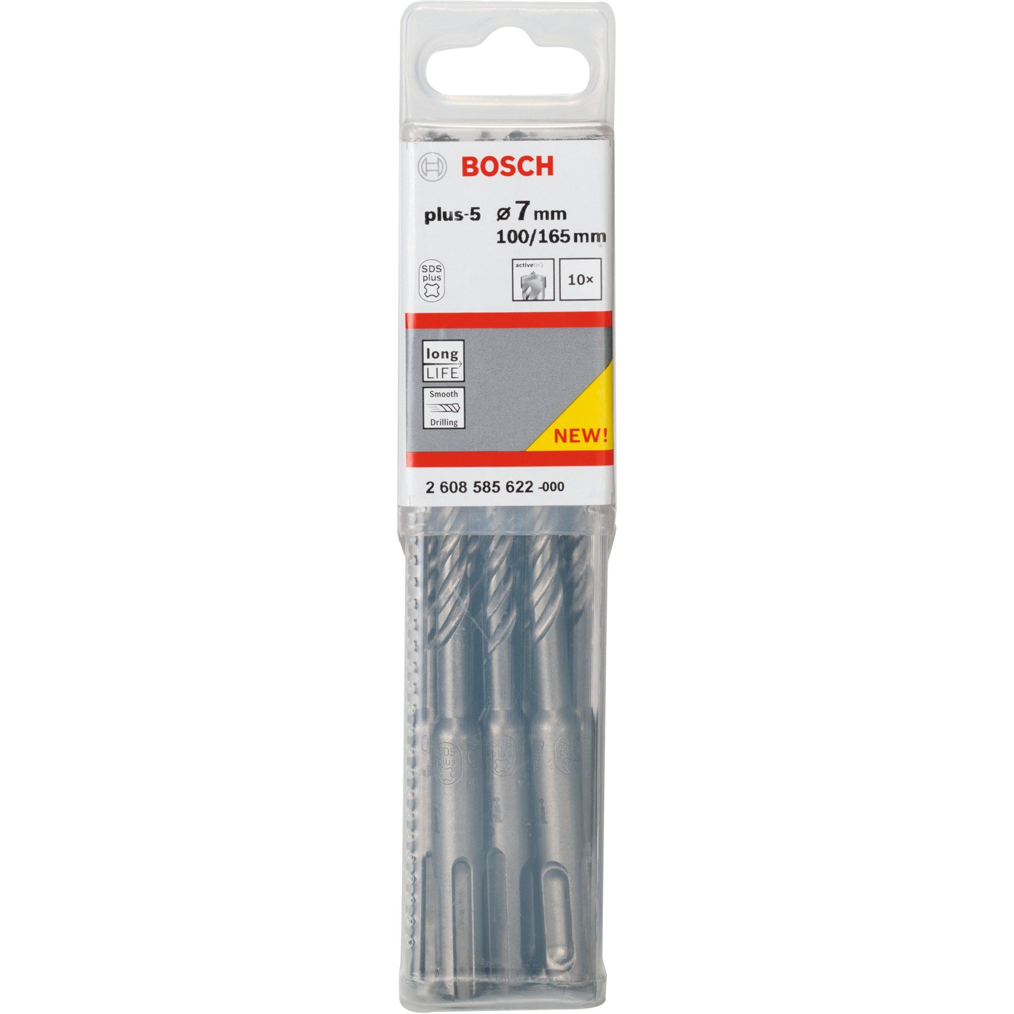 Thumbnail - Bosch Professional Bohrer- und Bitset Bosch Professional Hammerbohrer SDS-plus-5, Ø 7mm