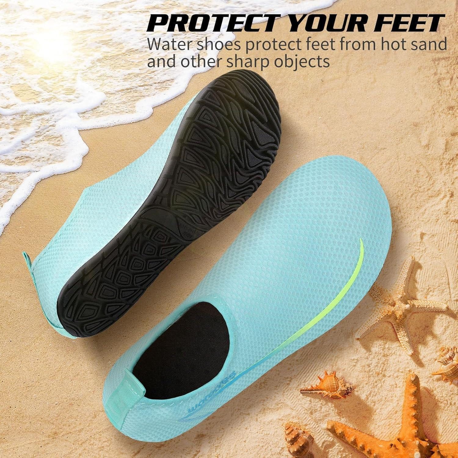 LuxusKollektion Wasserschuhe Badeschuhe Aquaschuhe 38 39 EU A Himmelblau Wasserschuh