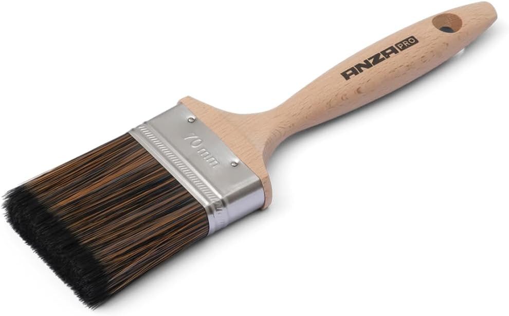 ANZA Pro Pinsel SUPER EFF Flat BR Wood