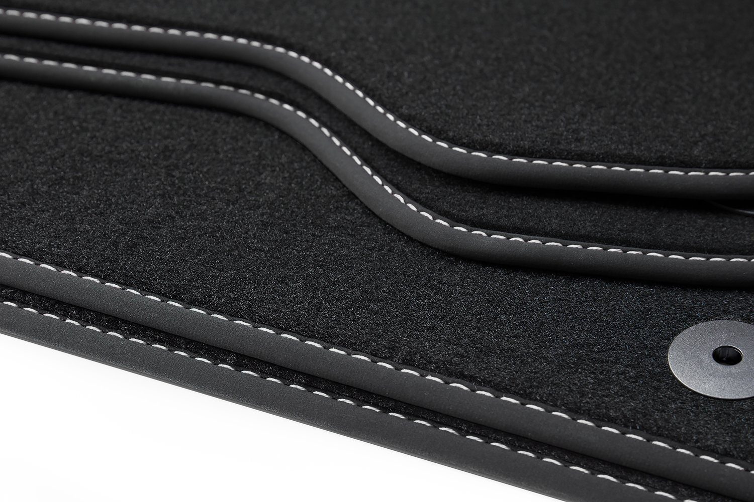 Auto-Fußmatten Fußmatten Set teileplus24 kompatibel Velours mit Superb 2015- Skoda V267 3