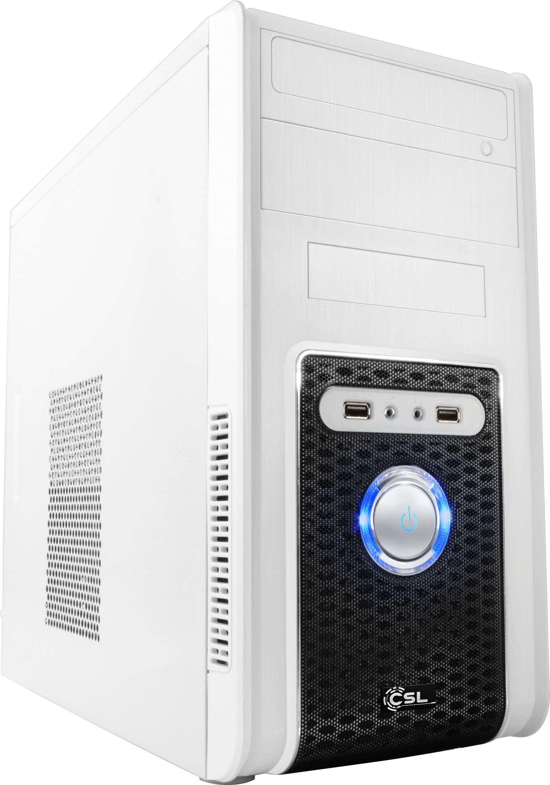 CSL Sprint V28132 Gaming-PC (AMD PRO SSD, 4650G, Graphics, Radeon Ryzen GB RAM, weiß GB 5 16 Luftkühlung) AMD 1000