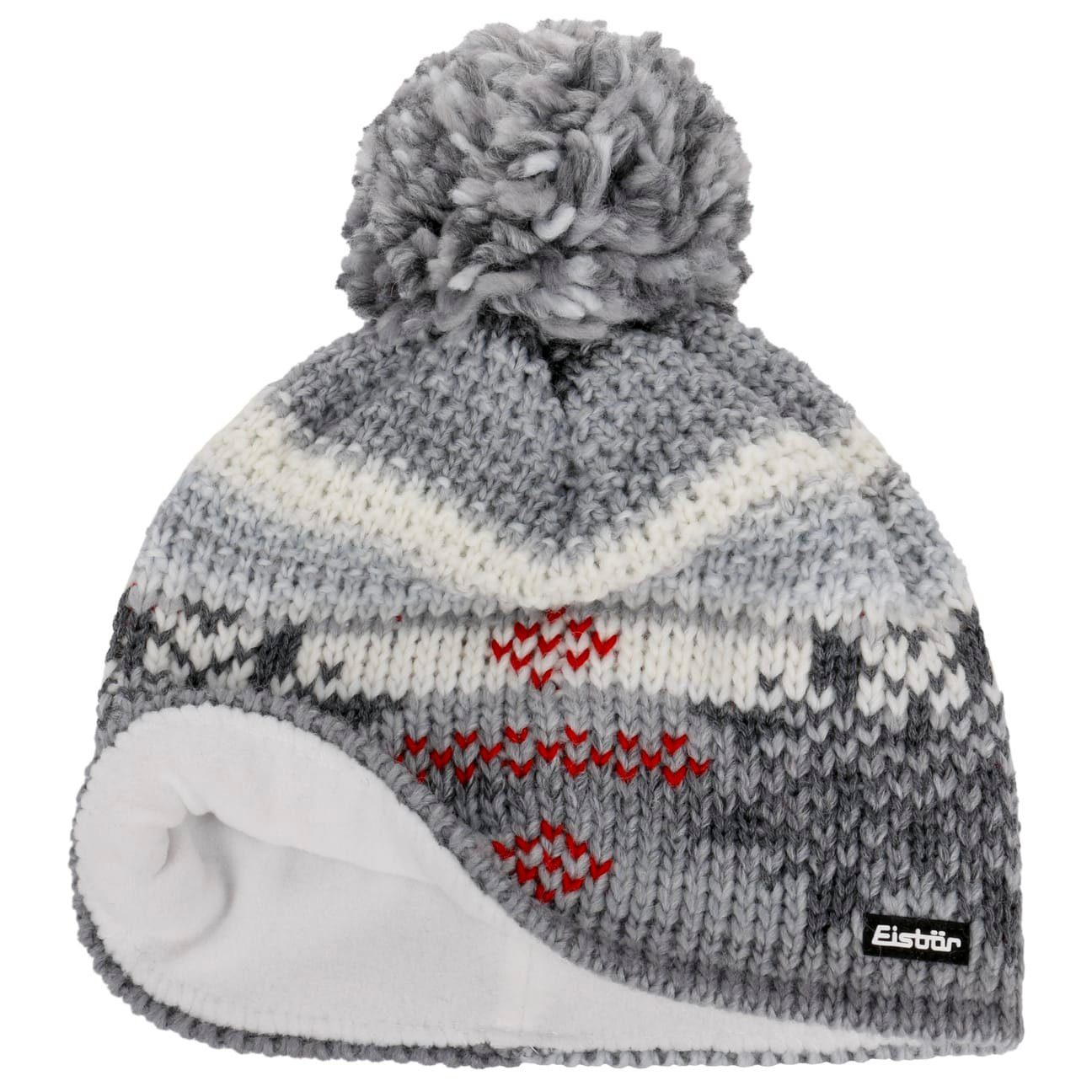 Eisbär Bommelmütze (1-St) Mütze mit Umschlag, Made in the EU günstig online kaufen
