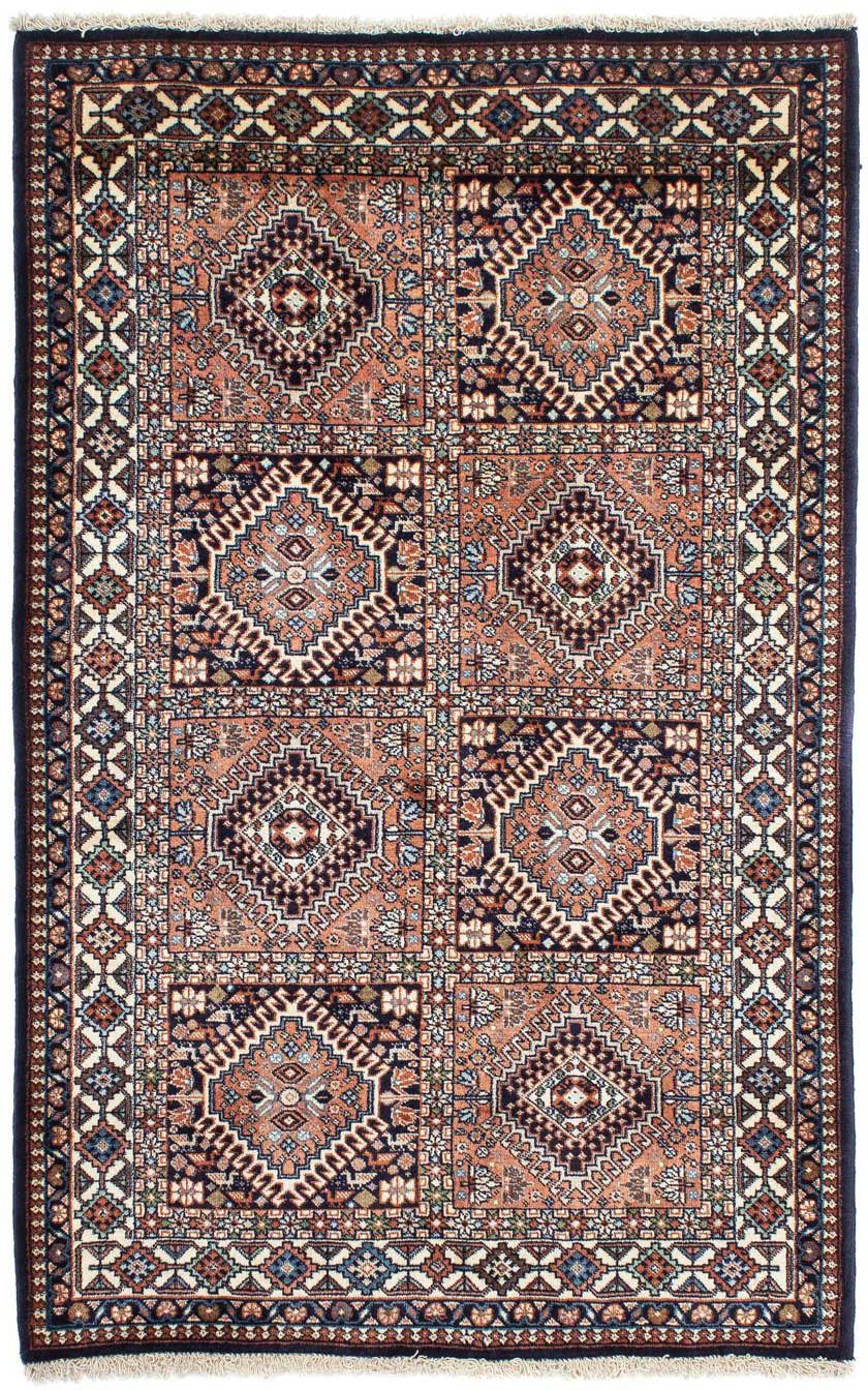 Wollteppich Yalameh morgenland, Medaillon 150 rechteckig, Rosso Handgeknüpft cm, mm, Höhe: 10 chiaro 100 x