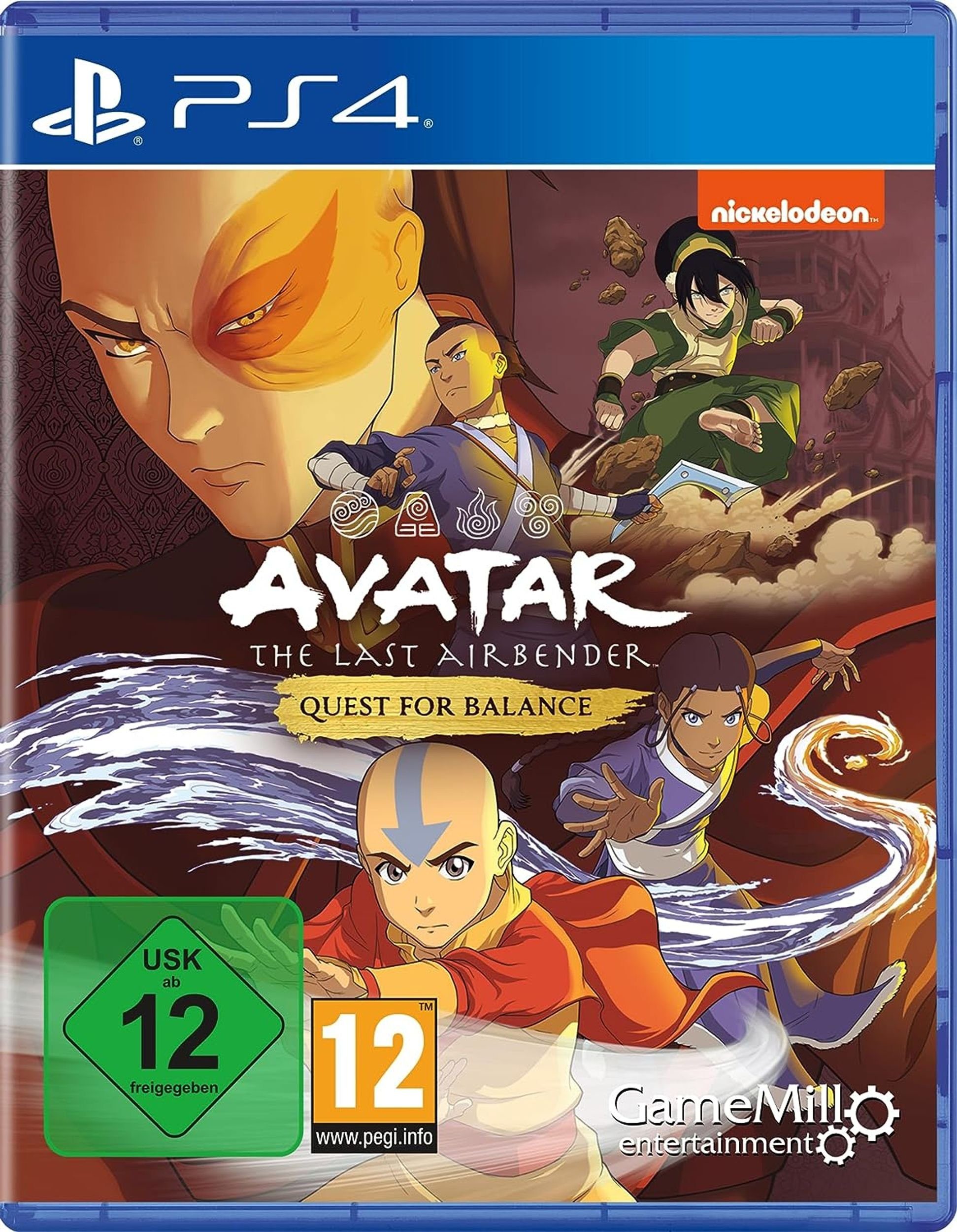 Avatar the Last Airbender - Quest for Balance Playstation 4