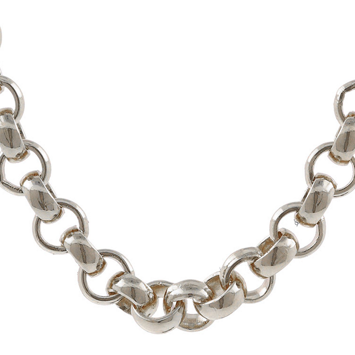 Silberkette Silberkette Erbskette Länge 50cm - Breite 7,2mm - 925 Silber