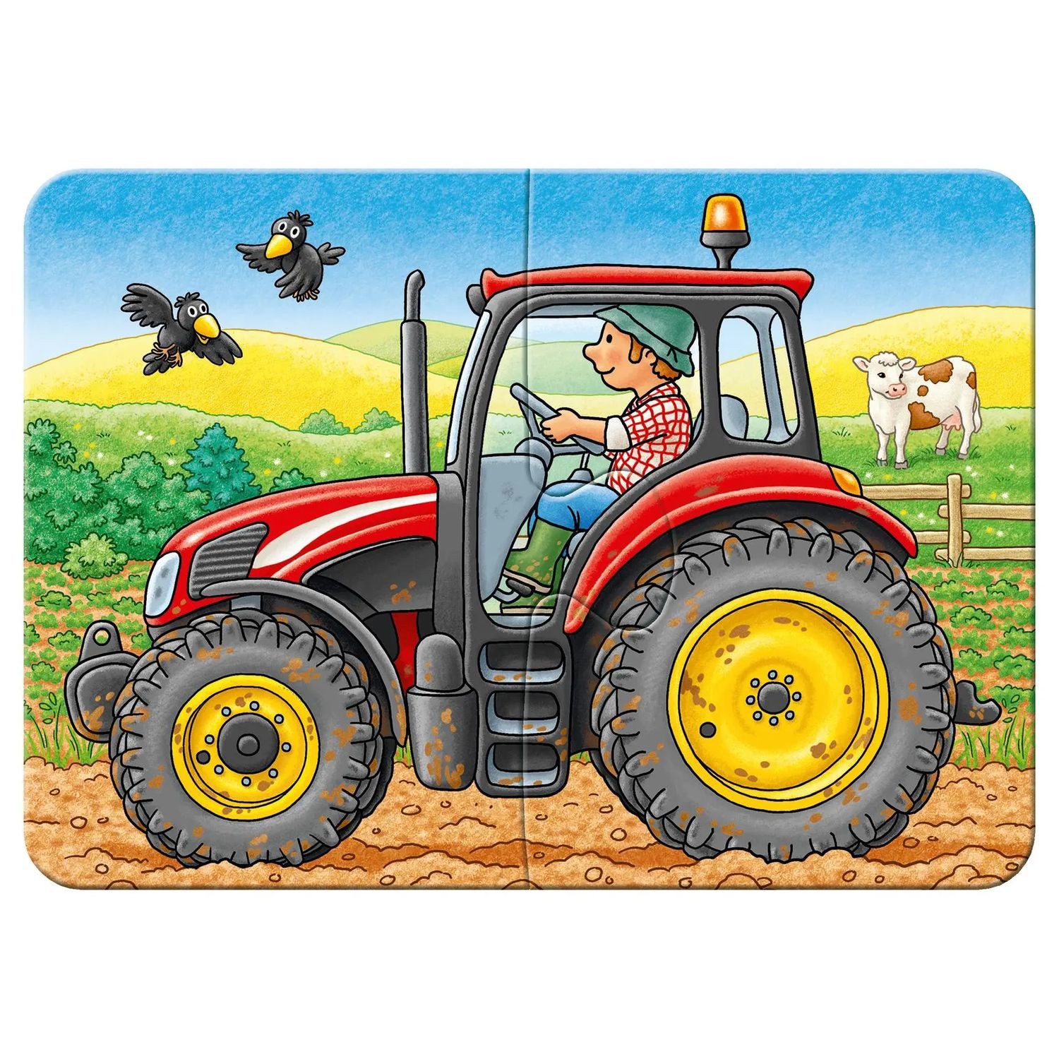 Ravensburger Puzzle Bei der Arbeit. My first Puzzles. 4 Motive, 19 Puzzlete günstig online kaufen