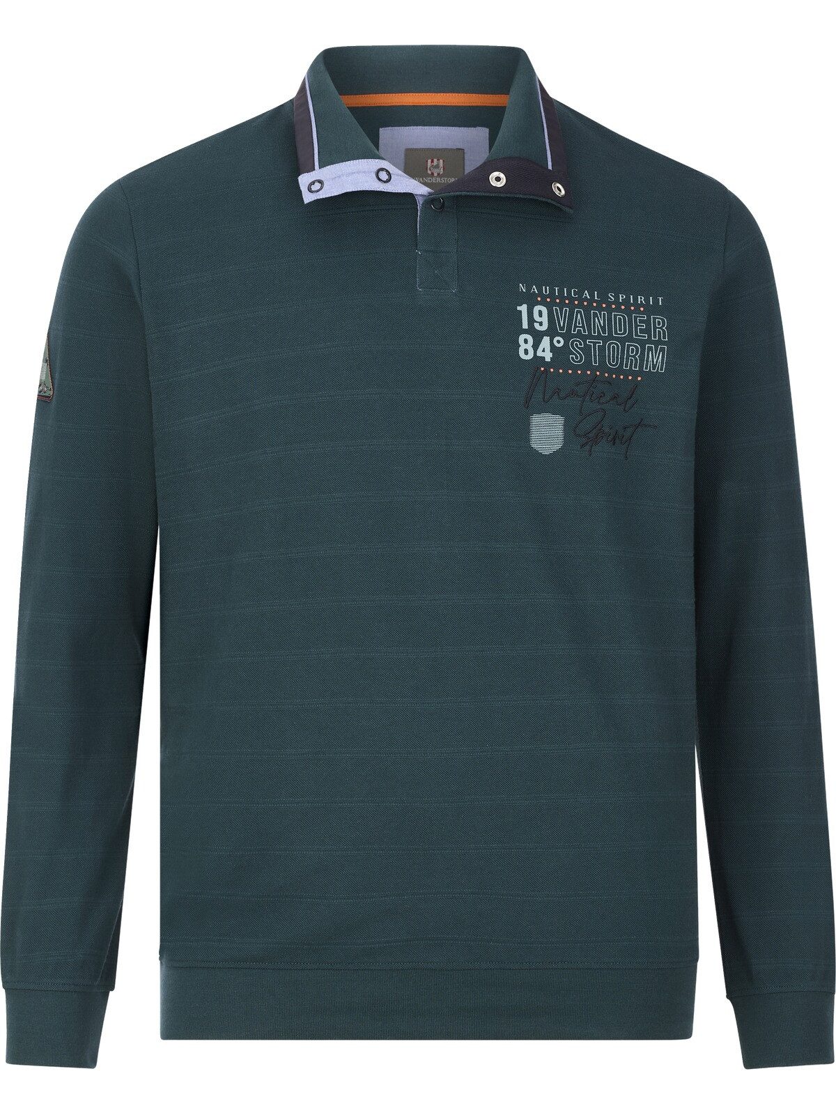 Jan Vanderstorm Sweatshirt MAGNUSDAL mit elastischem Saumbund