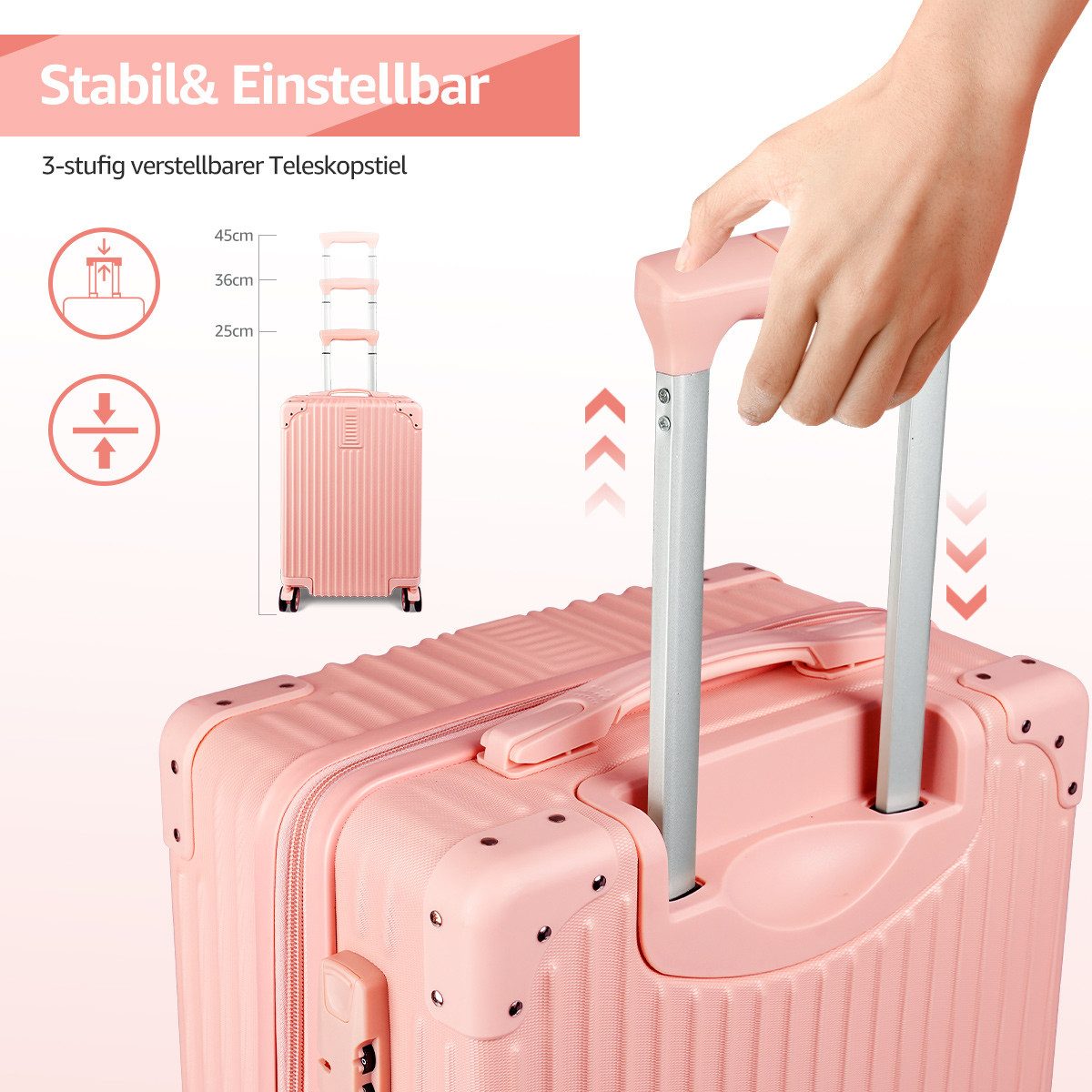 NULSTA Kofferset 3er/4er Koffer Set, Trolley günstig online kaufen