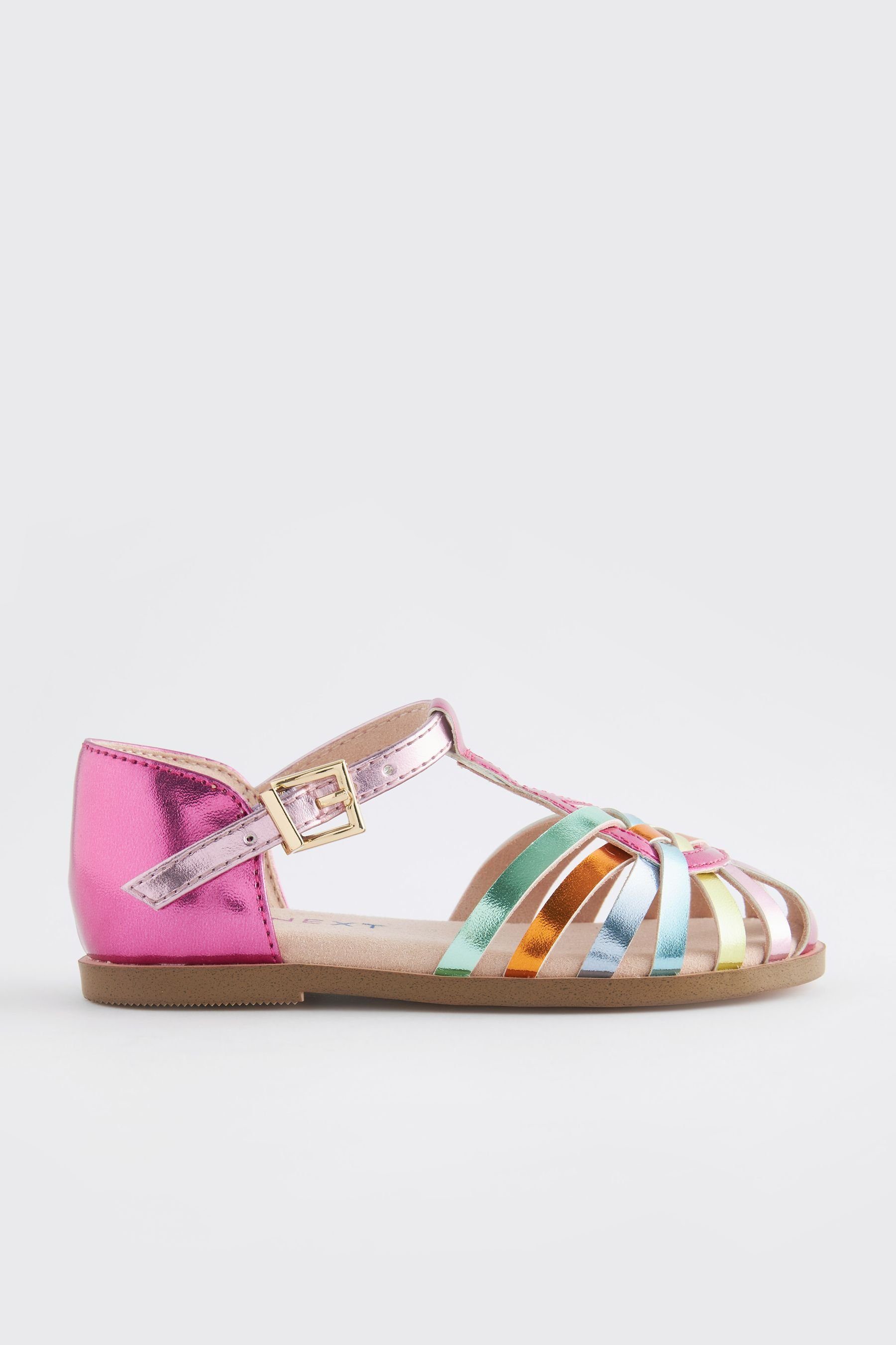 Next Fischersandalen für besondere Anlässe Sandale (1-tlg) Rainbow Metallic