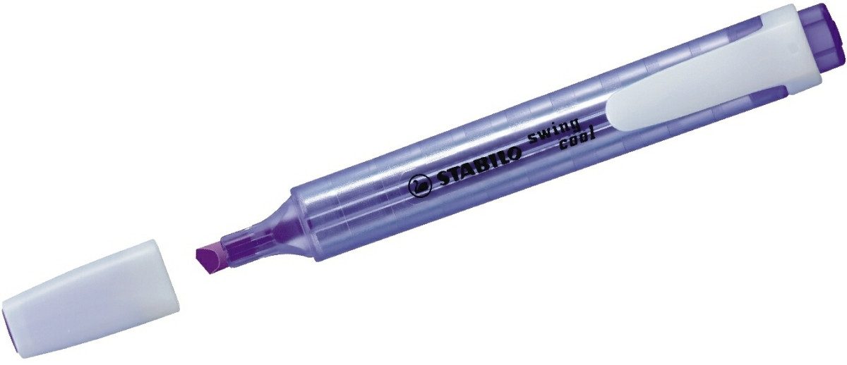 STABILO Marker Textmarker swing cool lavendel Packung mit 10 Stück