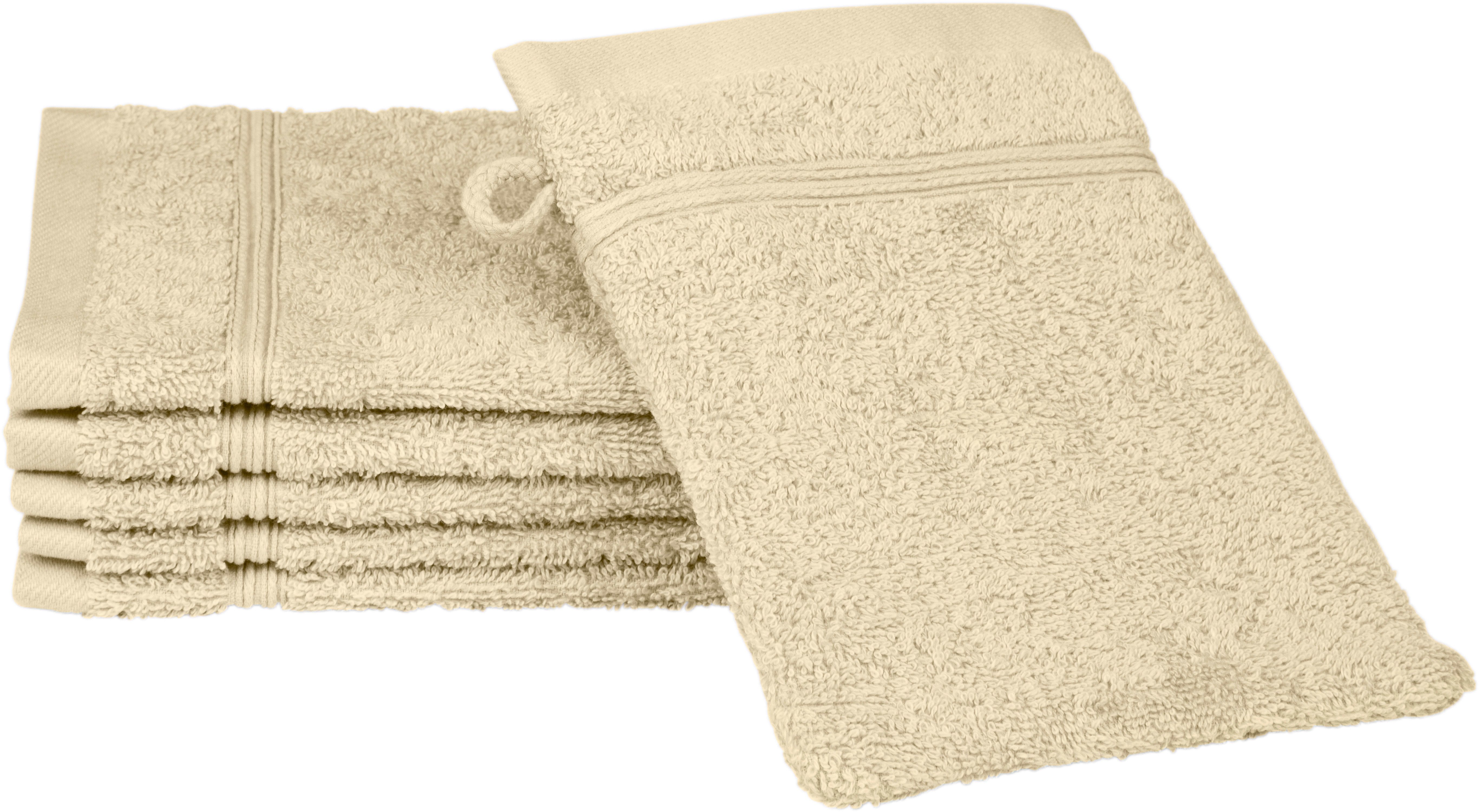 ROSS Waschhandschuh Rubin, (Packung, 6-St), 100% Baumwolle günstig online kaufen