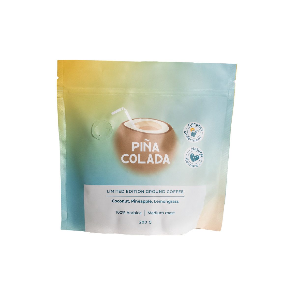 Coffee Friend Kaffee Limited Edition gemahlener Kaffee Pina Colada (Kokos-Kofermentation)