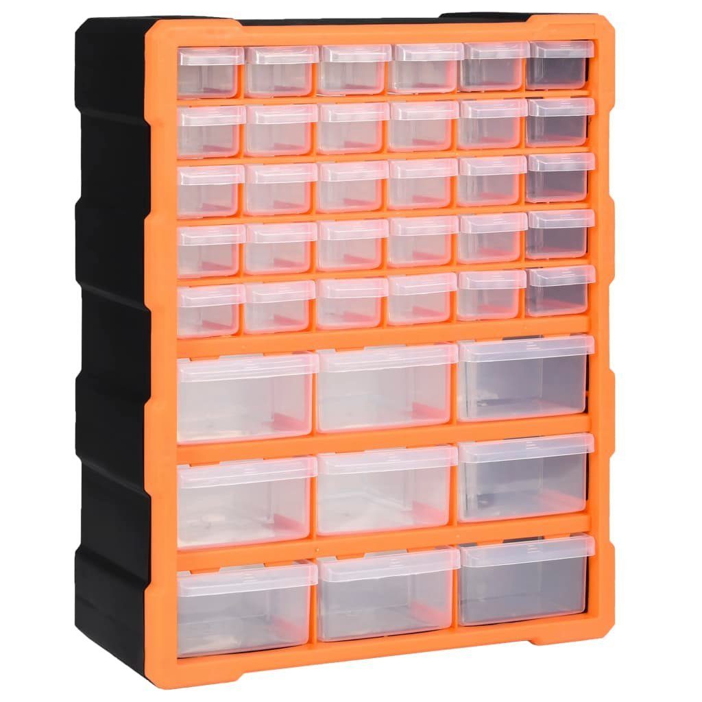 vidaXL Werkzeugbox Multi-Schubladen-Organizer mit 39 Schubladen 38x16x47 cm (1 St)