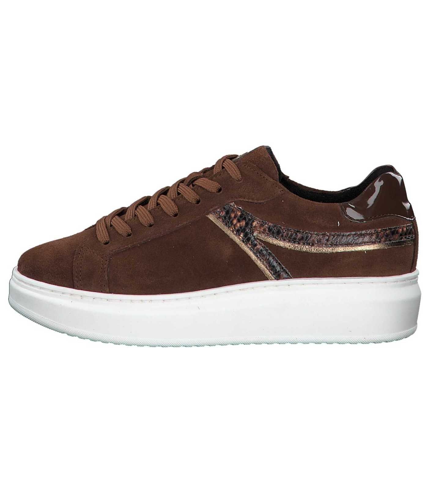 Leder/Textil Tamaris Sneaker Sneaker BRAUN