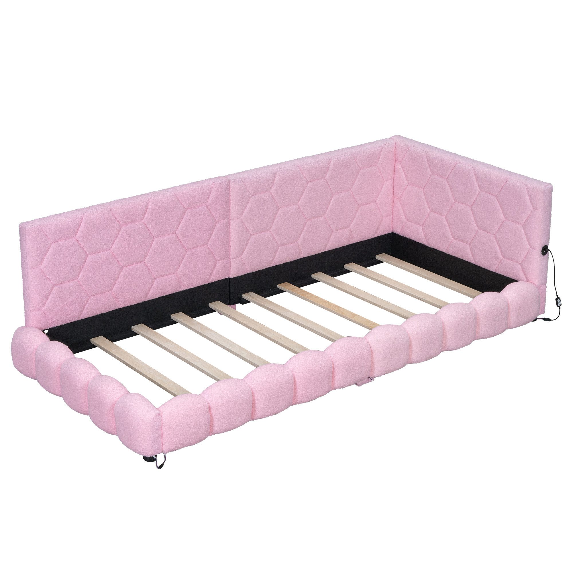 OKWISH Schlafsofa Modernes Daybett Kinderbett Funktionsbett Polsterbett Dop günstig online kaufen