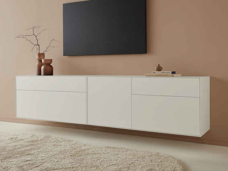 LeGer Home by Lena Gercke Lowboard Essentials (2 St), Breite: 239cm, MDF lackiert, Push-to-open-Funktion