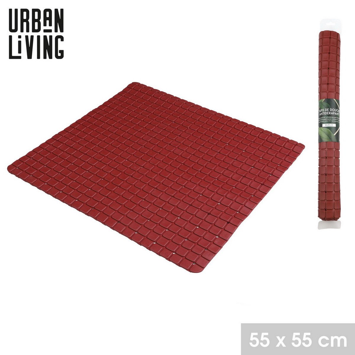 Urban Living Duschmatte Antirutsch-Badmatte Badvorleger Dusch- Bad-Matte, r günstig online kaufen