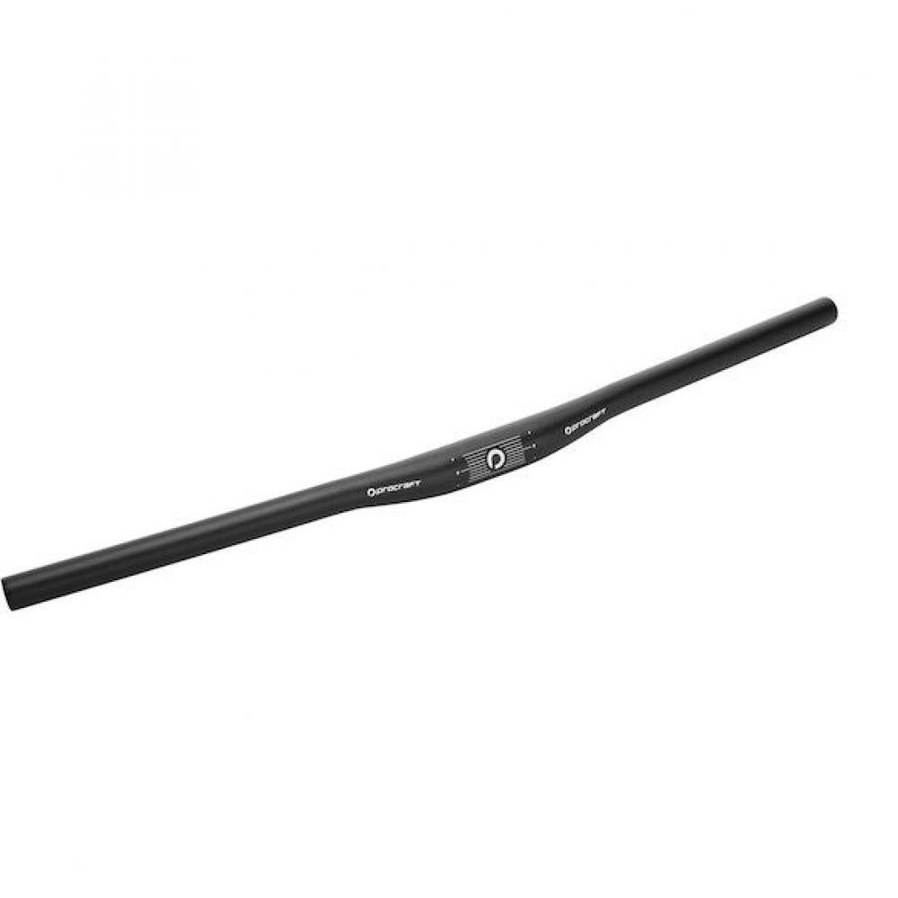 Procraft Fahrradlenker Procraft Lenker Flat Pro 660 x 31,8 mm Schwarz - Flacher Aluminium-Len