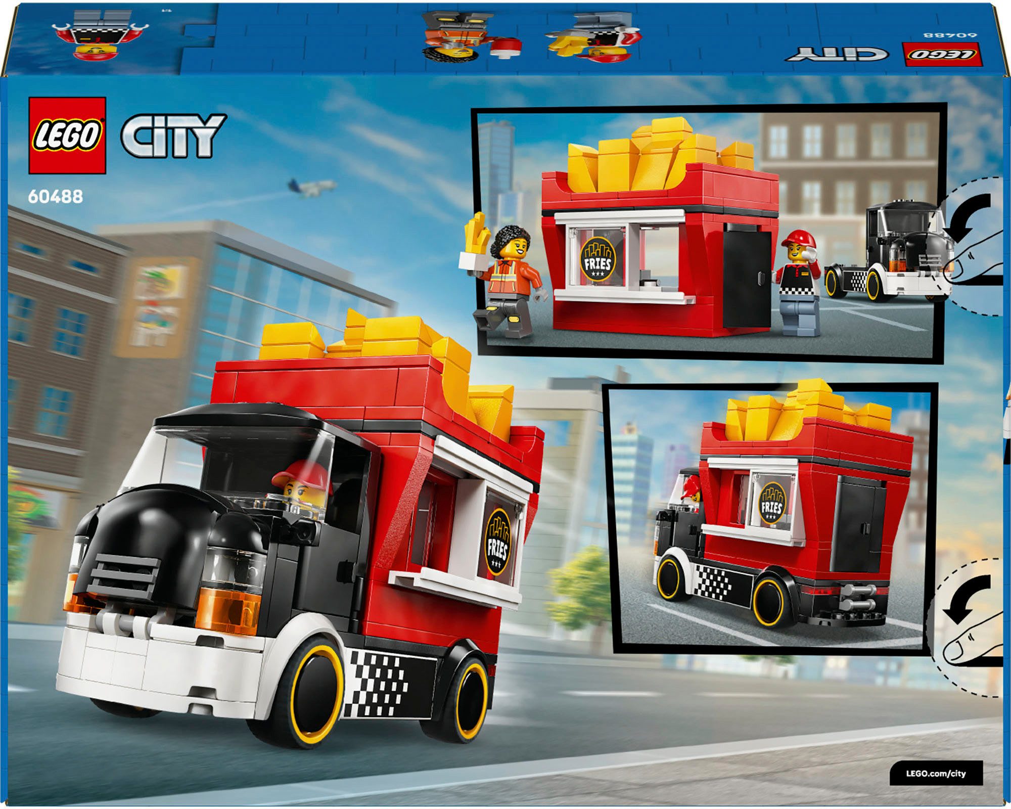 LEGO® Pommes-Truck (60488), LEGO City Konstruktionsspielsteine, (216 St), M günstig online kaufen