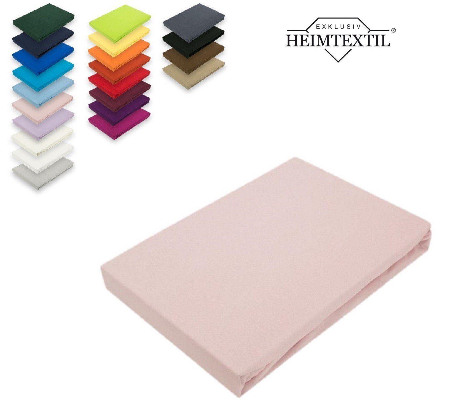 EXKLUSIV HEIMTEXTIL Spannbettlaken Jersey Spannbettlaken PREMIUM, günstig online kaufen