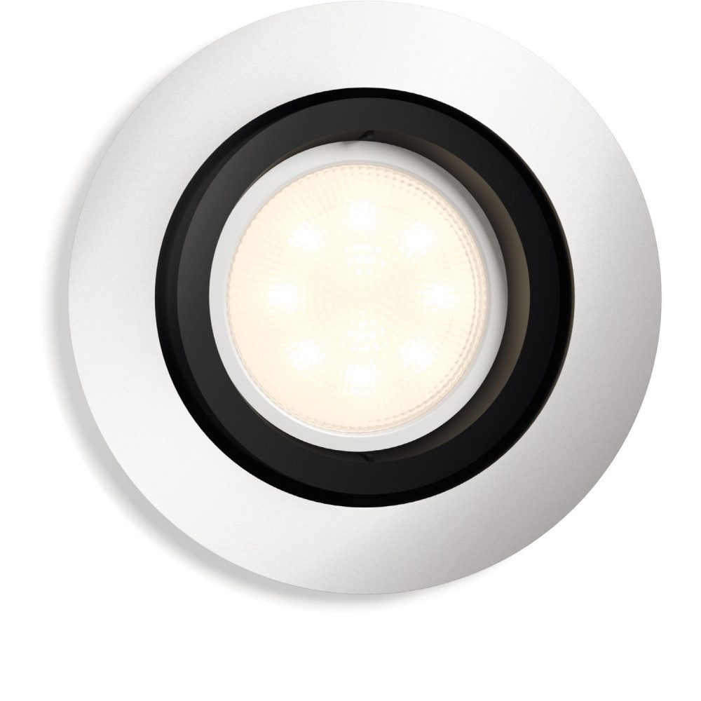 Philips Deckenleuchte hue 5041148P9 Milliskin Erweiterung Rund Innenraumleuchte Aluminium